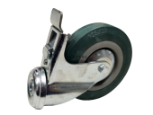 Колесо поворотное CAS SChgb-55 (г/п 100кг, Ф 125мм), крепление под болт с томозом