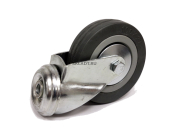 Колесо поворотное SChg-42 (г/п 65кг, Ф 100мм), крепление под болт(5056100M10)(1003257)