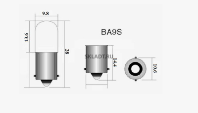 Цоколь BA9