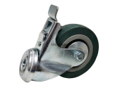 Колесо поворотное CAS SChgb-42 (г/п 80кг, Ф 100мм), крепление под болт с томозом
