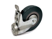 Колесо поворотное SChgb-55 (г/п 85кг, Ф 125мм), крепление под болт с томозом (5057125M)(1003262)