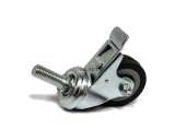 Колесо поворотное SCtgb-25 (г/п 35кг, Ф 50мм), крепление болтовое с тормозом (5064050М)(1050676)