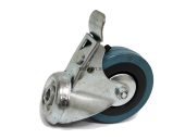 Колесо поворотное SChgb-93 (г/п 45кг, Ф 75мм), крепление под болт с томозом (5057075М)(1039556)